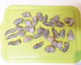 新玉ねぎと空豆と海老のかき揚げ作り方3写真