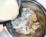 新玉ねぎと空豆と海老のかき揚げ作り方5写真