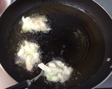 新玉ねぎと空豆と海老のかき揚げ作り方6写真