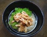 コチュジャン鶏のせで冷麺♪作り方5写真