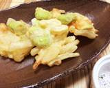 新玉ねぎと空豆と海老のかき揚げ作り方8写真