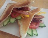 簡単ランチ☆食パンピタパン☆作り方8写真