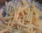 いんげんとチキンの時短マカロニグラタン作り方5写真