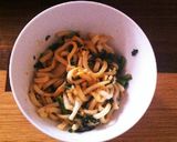 簡単担々麺風小松菜うどん作り方6写真