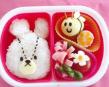 簡単キャラ弁☆うずらの卵でハチさん作り方4写真