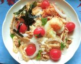 凍トマ＊オニスラ♡キムチカレー冷麺作り方9写真