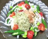 オニスラたっぷり♡梅ツナ冷麺作り方9写真