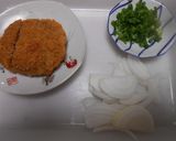 残ったメンチカツでメンチカツ丼作り方3写真