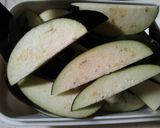 茹でナスのからし醤油和え作り方1写真