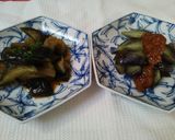 茹でナスのからし醤油和え作り方9写真