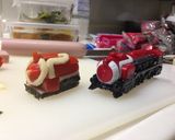トッキュウジャー レッドレッシャキャラ弁作り方1写真