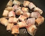 節約❗️蒟蒻と厚揚げの肉巻き生姜焼き作り方6写真