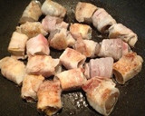 節約❗️蒟蒻と厚揚げの肉巻き生姜焼き作り方6写真