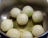 ちび玉ねぎのバルサミコ酢炒め❖生ハムと＊作り方4写真