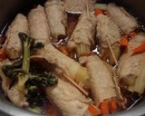 簡単！じゃがいも＆セロリで★和風豚巻煮♪作り方7写真
