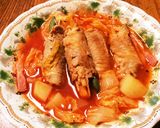 豚肉巻きミネストローネ作り方6写真