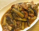 ナスと舞茸・豚肉炒め・ホッとする味作り方10写真