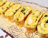 しらすとほうれん草の卵焼き作り方3写真