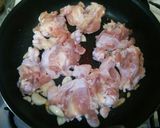 手羽元のさっぱり煮　にんにく作り方4写真