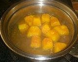 カボチャの鶏そぼろあんかけ作り方2写真