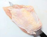 塩レモンで～ 鶏肉の香り蒸しと美味ポン酢作り方1写真