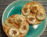 子供だって食べたいよ♪バナナで餃子ピザ♪作り方3写真
