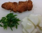我が家のお弁当☆カツ丼作り方1写真