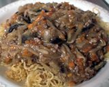 野菜たっぷり☆麻婆肉野菜あんかけ焼き蕎麦作り方7写真