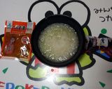 大根おろしアートでふなっしー鍋作り方1写真