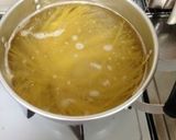 簡単‼ポテトベーコンのコーンスープパスタ作り方3写真