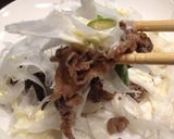牛肉ガーリック炒めスライスオニオンのせ作り方4写真