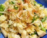 たけのことさやえんどうの炒飯☆作り方5写真