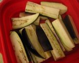 とろり蒸しナス✿韓国サラダ冷麺作り方1写真