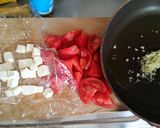 簡単一人ランチに。クリーミートマトパスタ作り方2写真