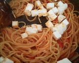 簡単一人ランチに。クリーミートマトパスタ作り方5写真