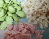 ~そら豆とレンコン~のスープ煮作り方1写真