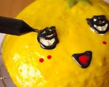 ふなっしーのケーキ☆簡単キャラデコケーキ作り方6写真