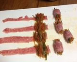 疲労回復アスパラ入り激辛金平絶品肉巻き作り方8写真