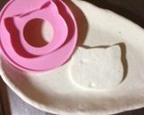 キャラ弁☆はんぺんで簡単キティのお弁当作り方1写真