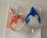 ドキンちゃんとこきんちゃんのキャラ弁❤️作り方6写真