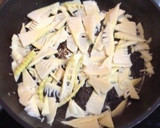 筍と豚肉の簡単炒め作り方1写真