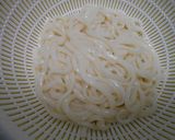 市販の茹でうどんでサラダうどん作り方8写真