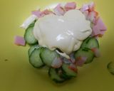 市販の茹でうどんでサラダうどん作り方10写真
