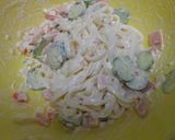 市販の茹でうどんでサラダうどん作り方11写真
