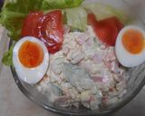 市販の茹でうどんでサラダうどん作り方14写真