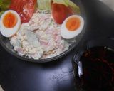 市販の茹でうどんでサラダうどん作り方16写真