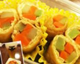 冷凍OKお弁当おせちに♪くるくる信田巻き作り方17写真
