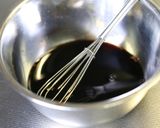 キノコのガーリック風味バルサミコソース。作り方4写真