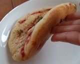 ランチに簡単☆炊飯器でふんわりピザパン。作り方6写真