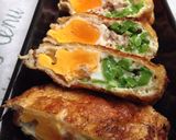 焼いて作る‼︎マヨポン信田たまご作り方5写真